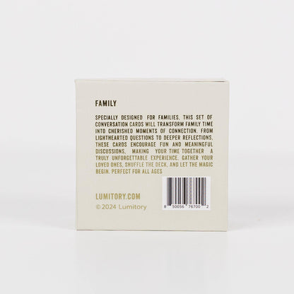 Family Conversation Cards - Case of 6