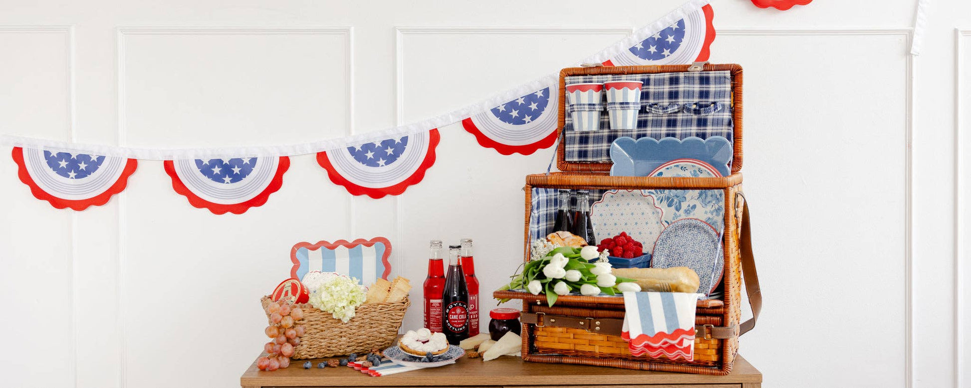 HAM1105 - Hamptons Bunting Outdoor Banner - Persnickety Shop