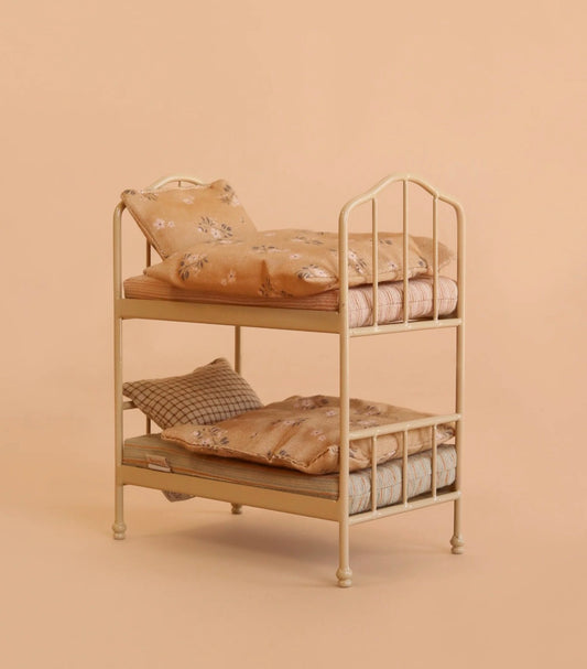 Maileg Bunk bed, Mouse - Wheat