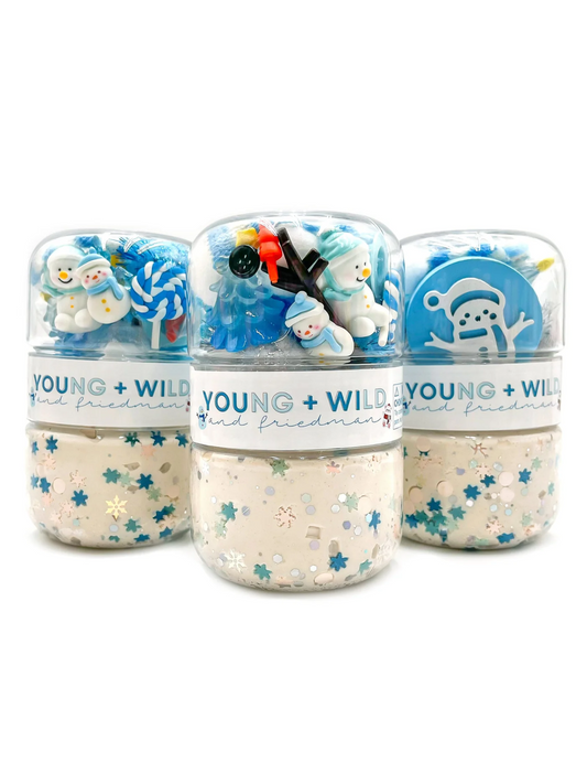 Snowman Grab & Go Dough Jar - Persnickety Shop
