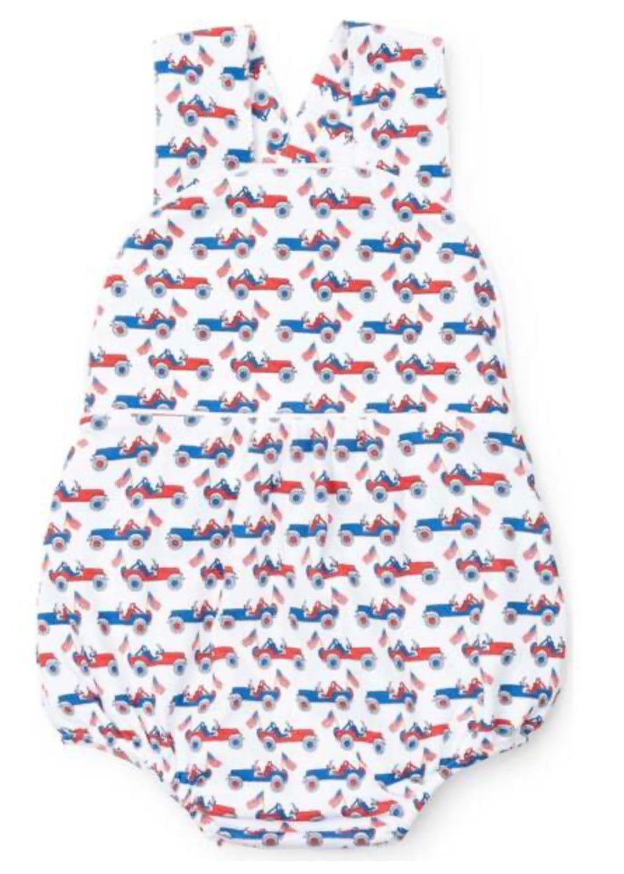 Lila & Hayes Benton Boys' Bubble - Patriotic Jeeps - Persnickety Shop