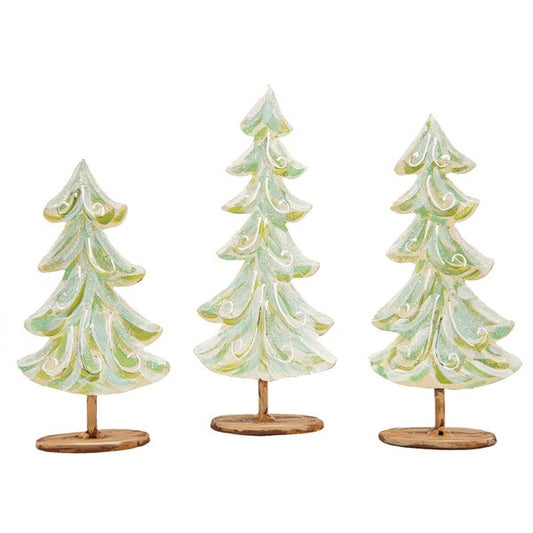 The Round Top Cottage Trees Small Set of 3 - Persnickety Shop