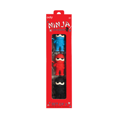 Ooly Ninja Erasers - Persnickety Shop