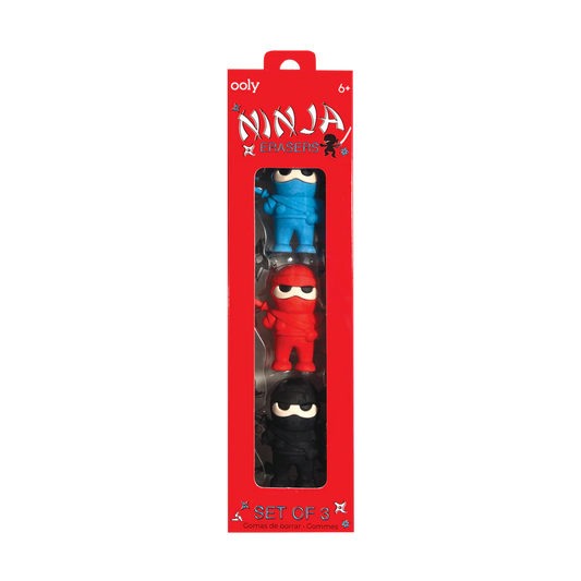 Ooly Ninja Erasers - Persnickety Shop