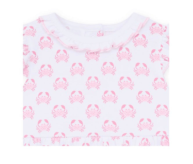 MAGNOLIA BABY Little Crawlers Print Bubble - PINK - Persnickety Shop