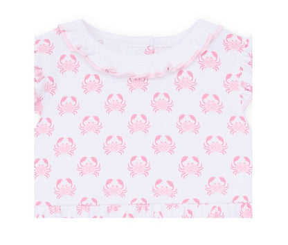 MAGNOLIA BABY Little Crawlers Print Bubble - PINK - Persnickety Shop