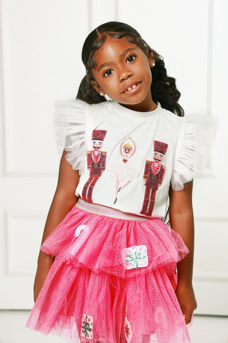 Nutcracker and Ballerina Patched Top - Persnickety Shop