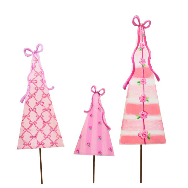 The Round Top Pink Fanciful Trees, S/3 - Persnickety Shop