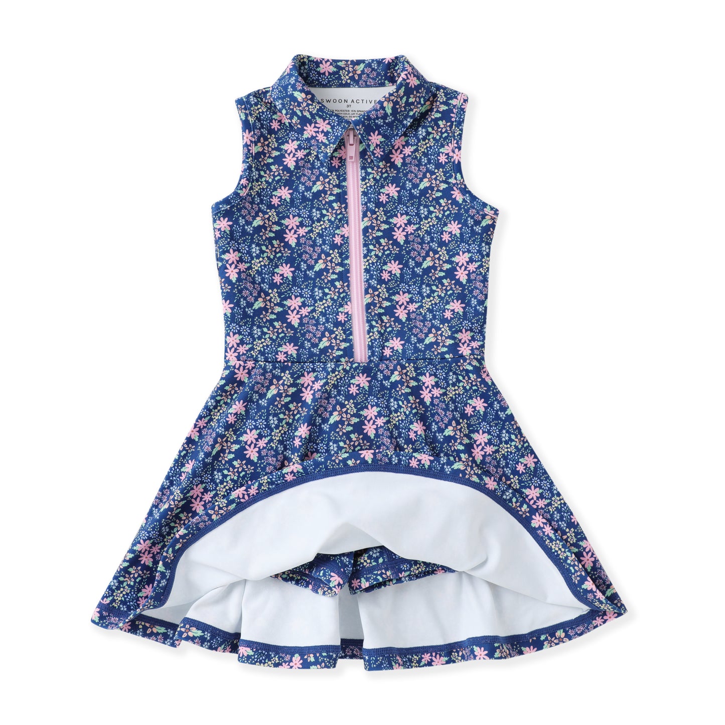 Swoon Navy Ditsy Floral Tennis Dress