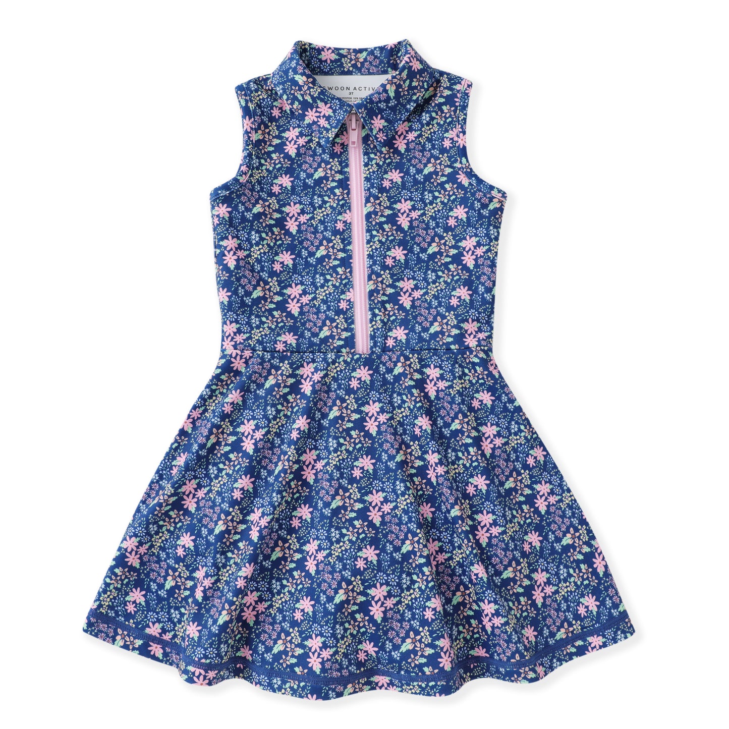 Swoon Navy Ditsy Floral Tennis Dress