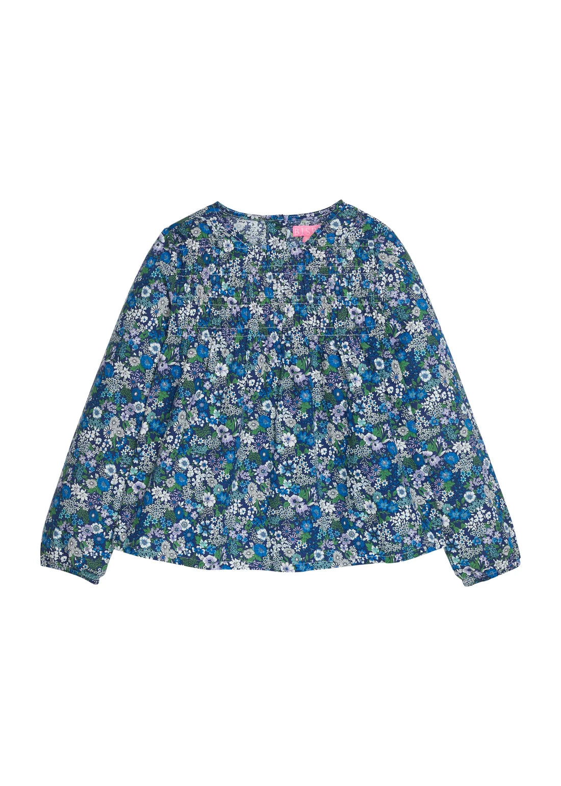 Bisby Anita Top - Brookline Blossoms Blue