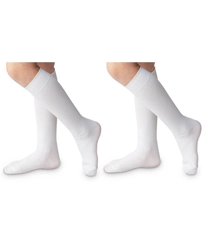 Jefferies Socks Classic White Nylon Knee High Socks 1 Pair - Persnickety Shop