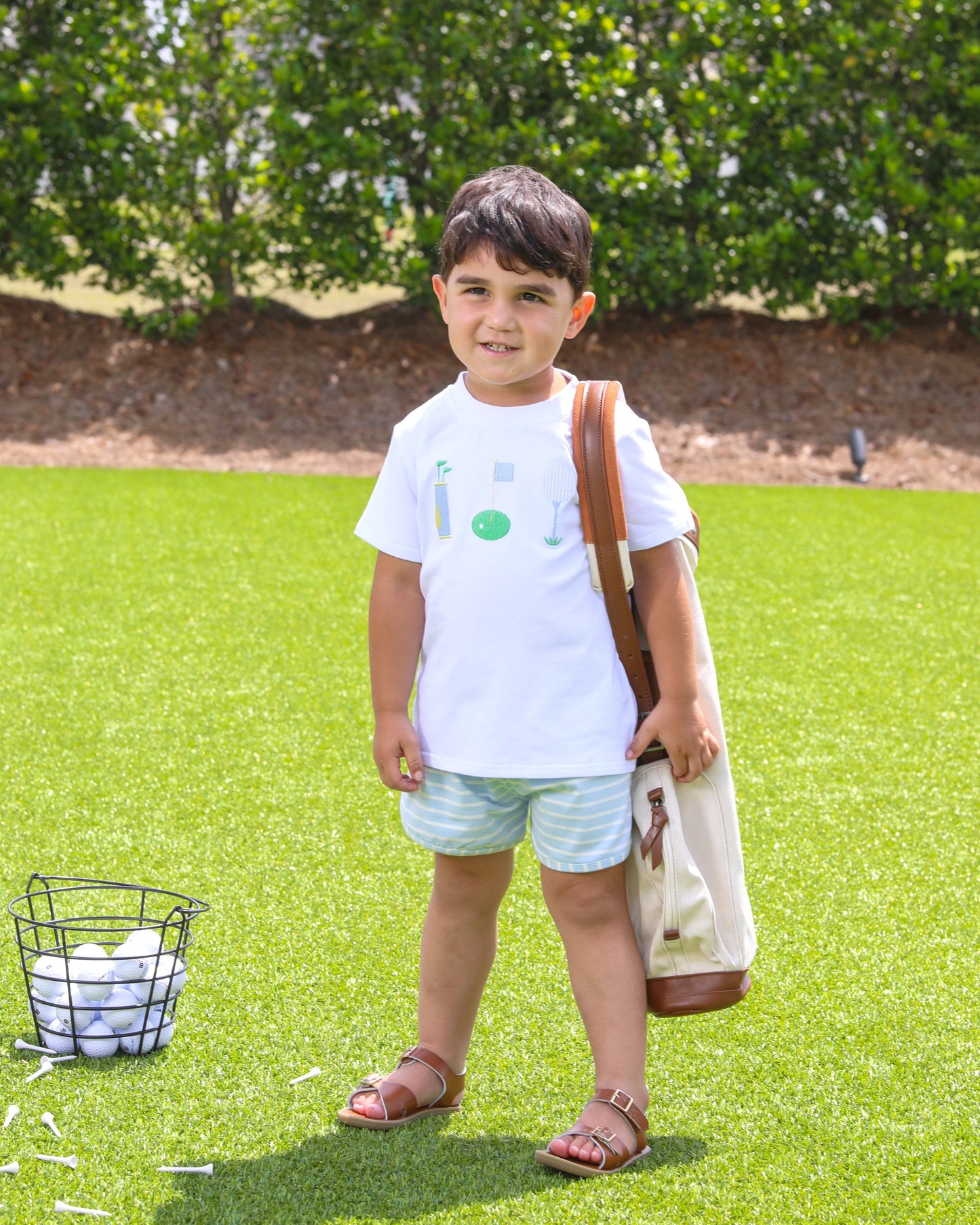Trotter Street Kids Tee Time Short Set - Persnickety Shop