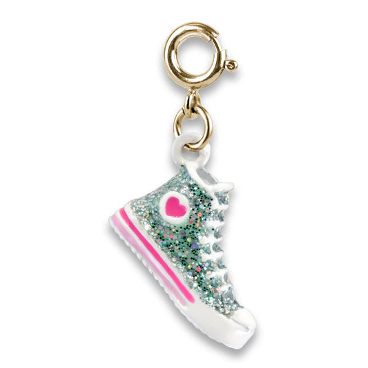 Gold Glitter High Top Sneaker Charm - Persnickety Shop