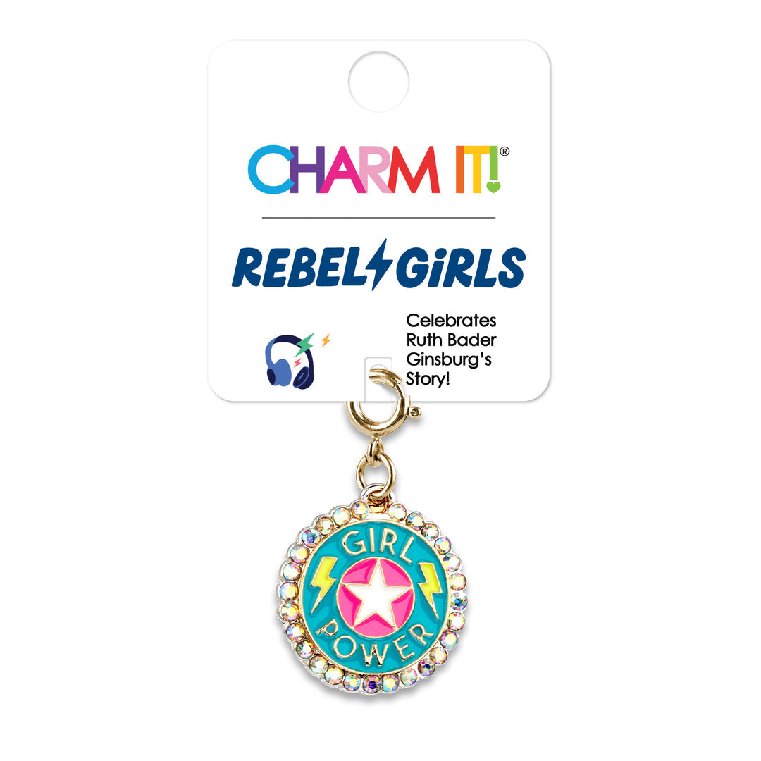 Gold Rebel Girls Girl Power Charm - Persnickety Shop