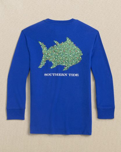 Southern Tide Kids Skipjack Lights Long Sleeve T-Shirt - Persnickety Shop