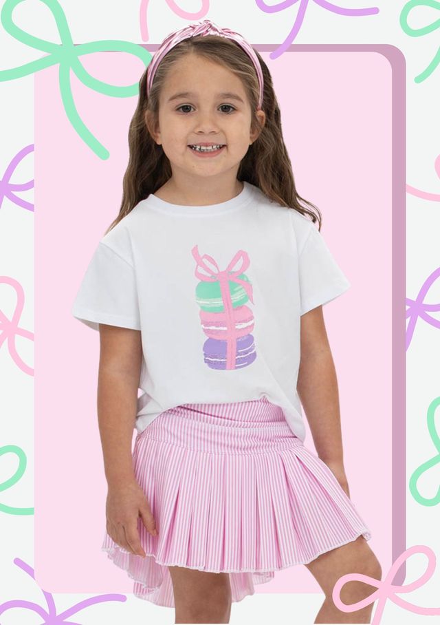 Azarhia Macaroon White Boxy Tee