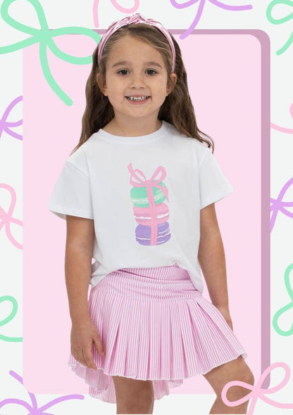 Azarhia Macaroon White Boxy Tee