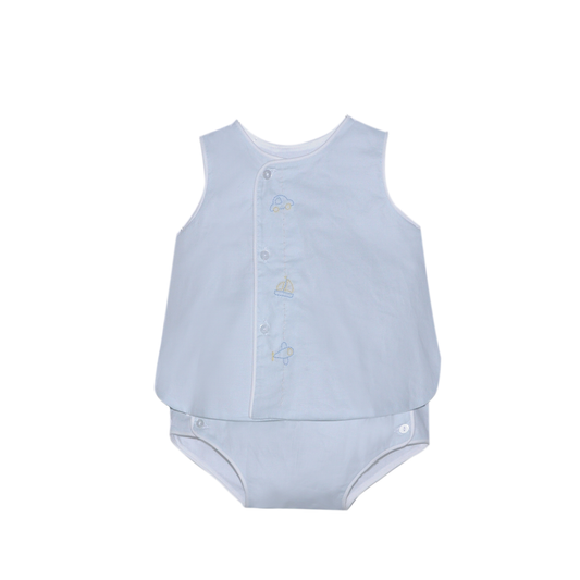 Blanche Diaper Set - Transportation - Persnickety Shop