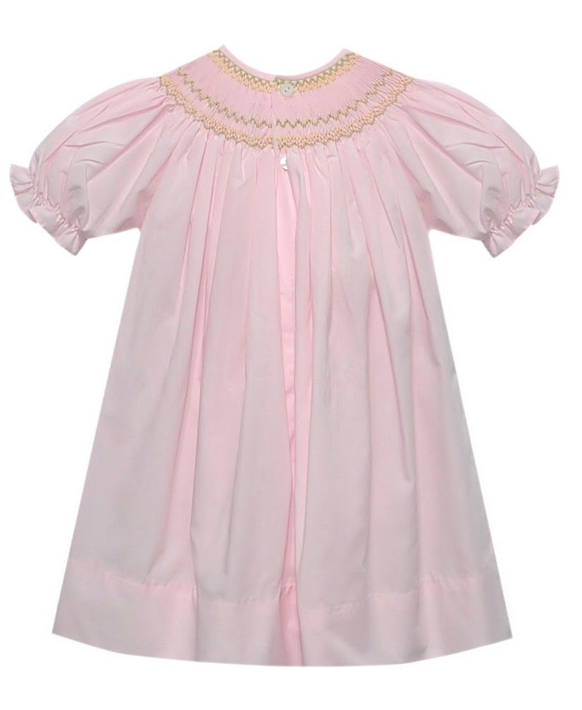 Pink Savannah Bishop Dress - Hop To It - Persnickety Shop