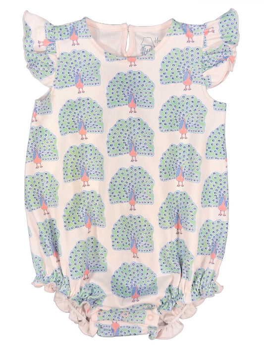 Heyward House Girls Sleeveless Classic Bubble Pretentious Peacock - Persnickety Shop