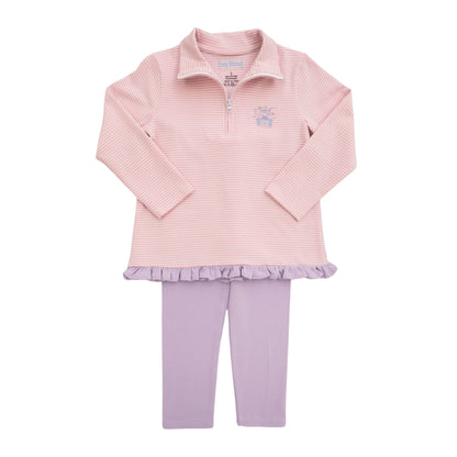 Itsy Bitsy Girls Castle 1/4 Zip Pullover Set