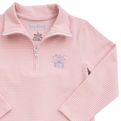 Itsy Bitsy Girls Castle 1/4 Zip Pullover Set