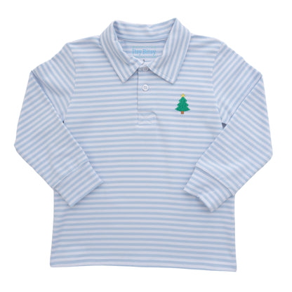 Itsy Bitsy Boys Christmas Tree Polo