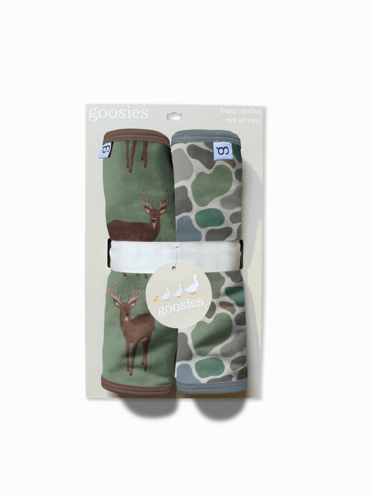 GOOSIES- BURP CLOTH SET- DEER
