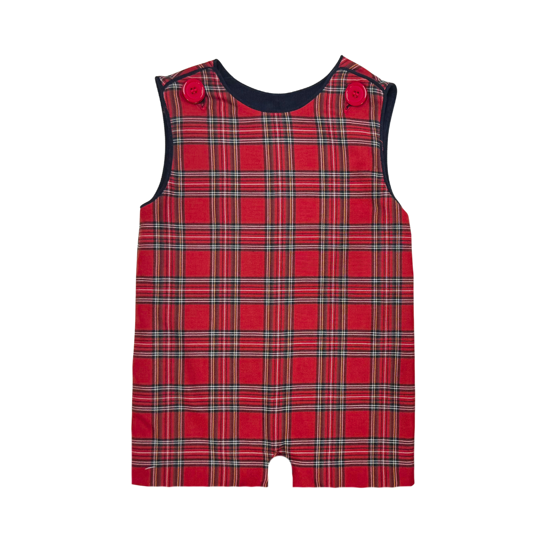 *PRE-ORDER* Zuccini  ROYAL RED REVERSIBLE ASHTON SHORTALL, ROYAL RED PLAID