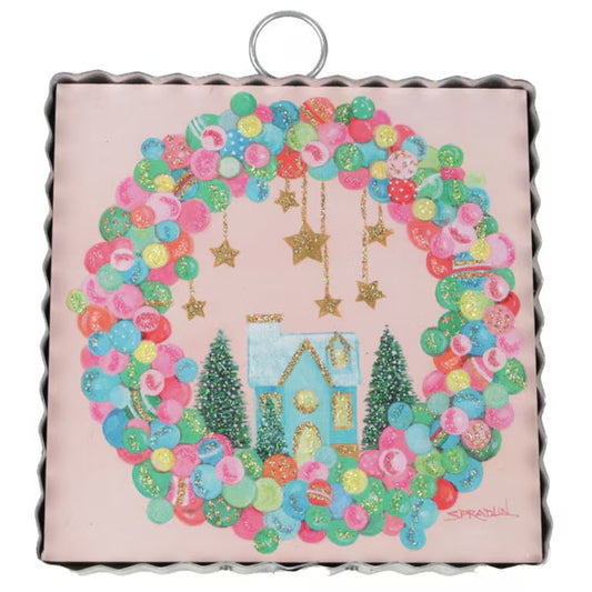 The Round Top – Mini Gallery Ornament Wreath Art by Roxanne Spradlin - Persnickety Shop