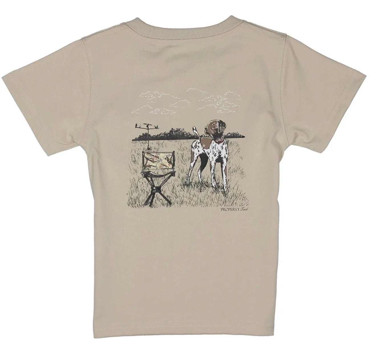Properly Tied Boys Dove Hunt SS Linen