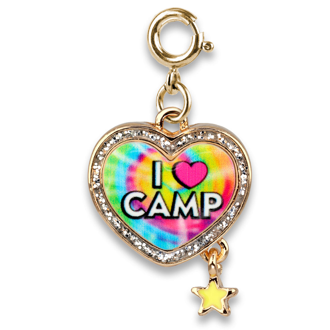 Gold I Love Camp Charm - Persnickety Shop