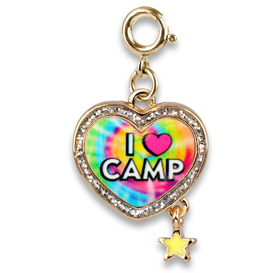Gold I Love Camp Charm - Persnickety Shop