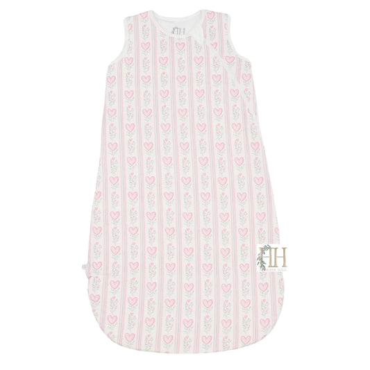 Hamner Hill Girls Floral Heart Sleep Sack - Persnickety Shop