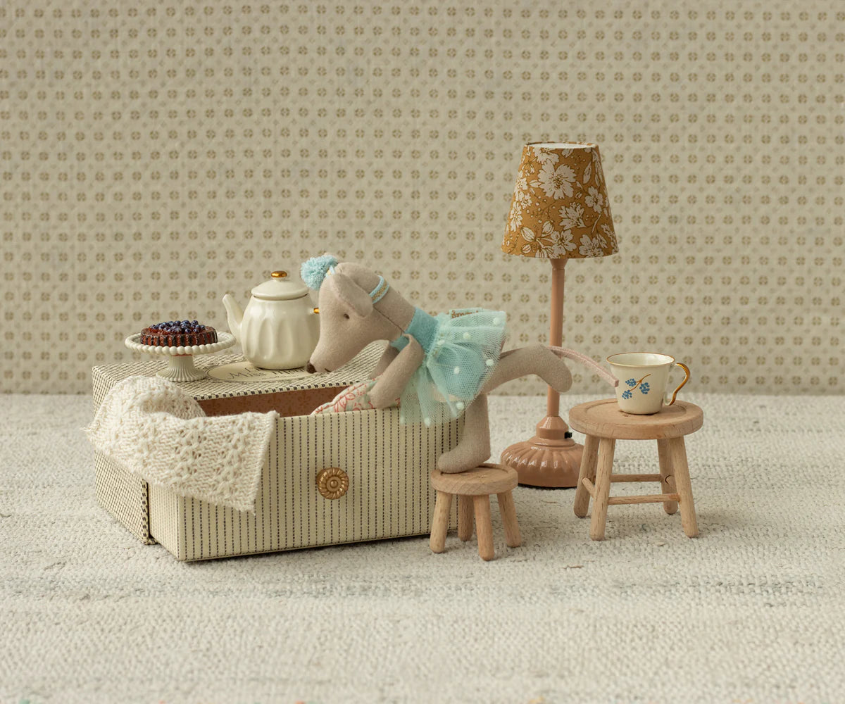 Maileg Dance Mouse In Daybed, Little Sister - Persnickety Shop