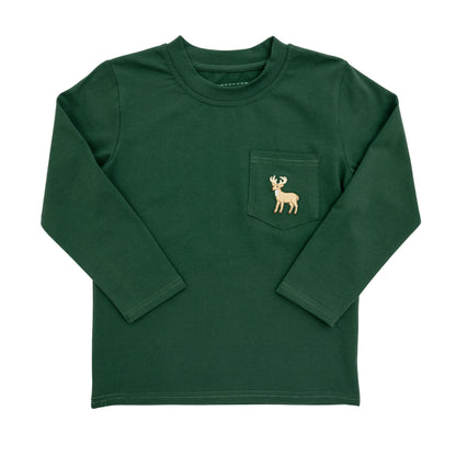 Itsy Bitsy Boys Deer Pocket Tee
