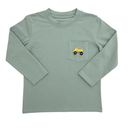 Itsy Bitsy Boys Dump Truck Pocket Tee