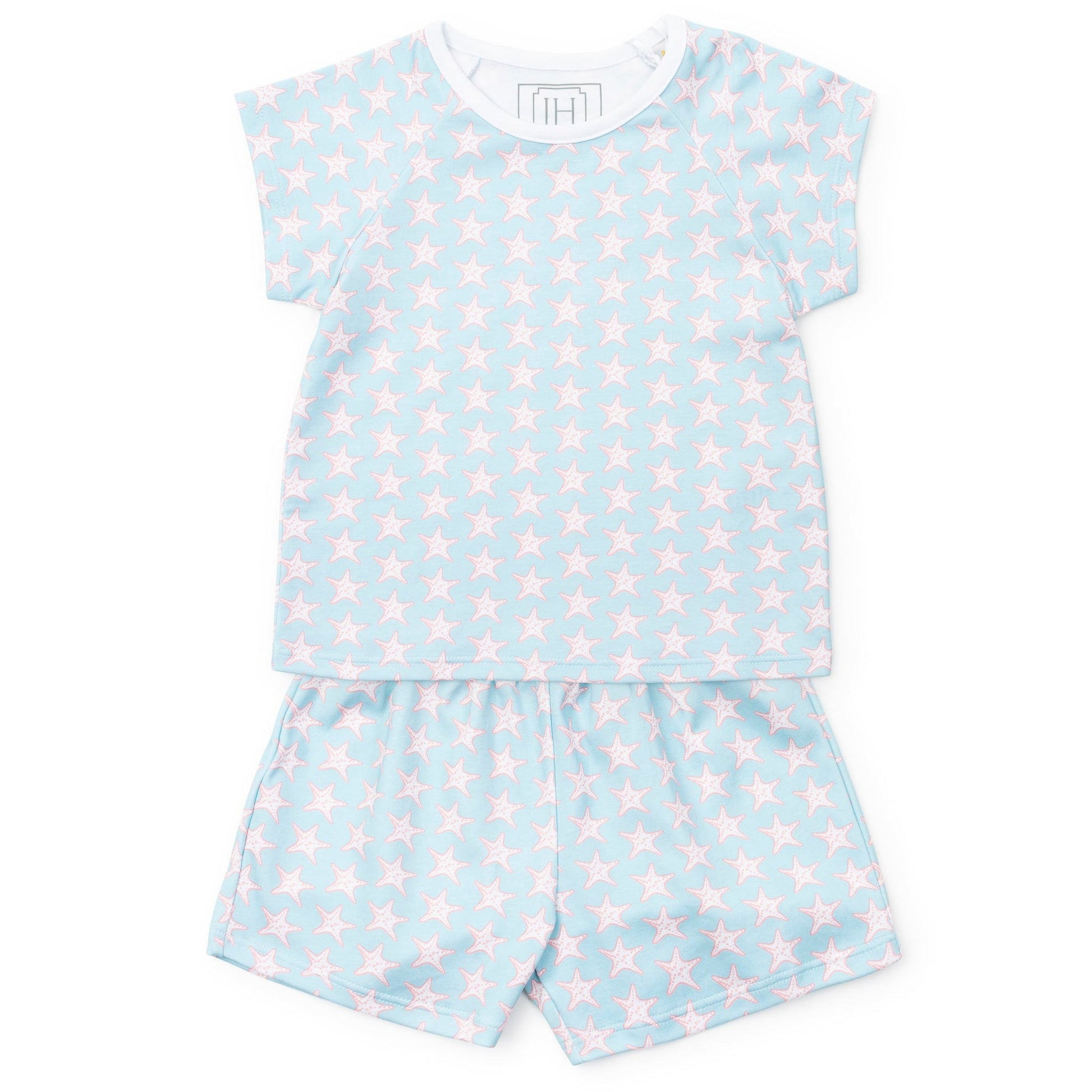 EMERY GIRLS' SHORT SET - SEASIDE STARFISH - Persnickety Shop