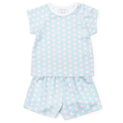 EMERY GIRLS' SHORT SET - SEASIDE STARFISH - Persnickety Shop