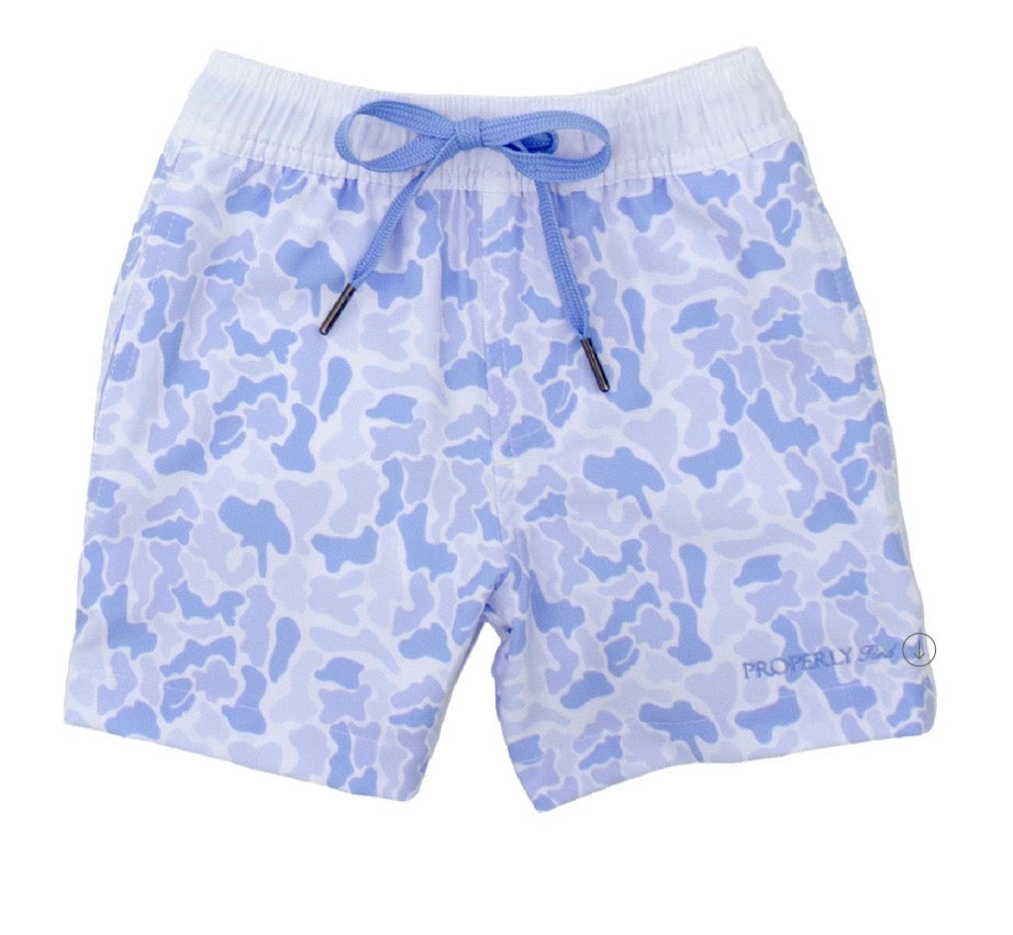 Properly Tied Boys Riviera Swim Trunk River Camo - Persnickety Shop