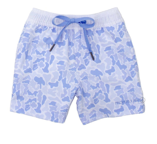 Properly Tied Boys Riviera Swim Trunk River Camo - Persnickety Shop