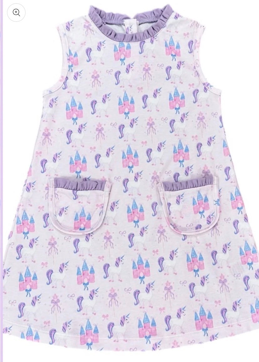 James and Lottie Knit Margot Unicorn Dress - Persnickety Shop