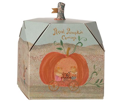 Maileg Pumpkin Carriage - Mouse - Persnickety Shop