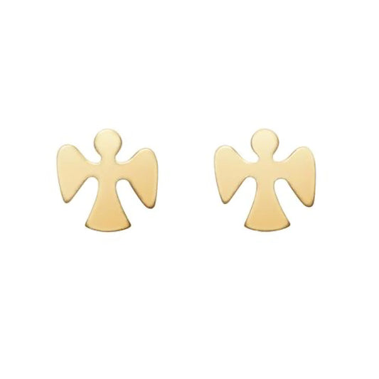 Enewton - guardian angel studs - gold - Persnickety Shop