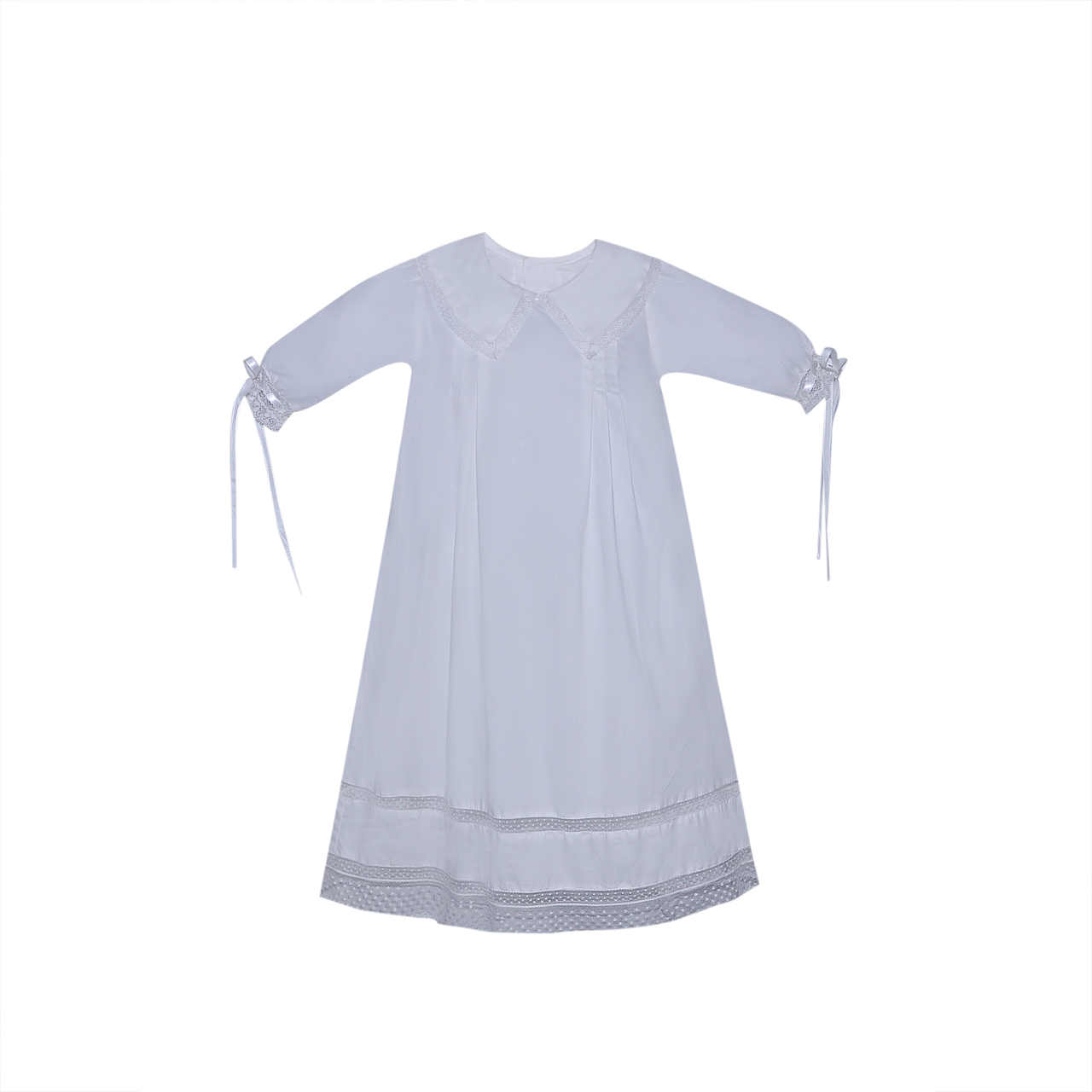 White Sidney Christening Gown - Persnickety Shop