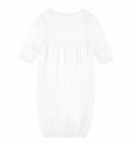 Magnolia Baby Noah's Ark Hand-Embroidered Gathered Gown - Pink - Persnickety Shop