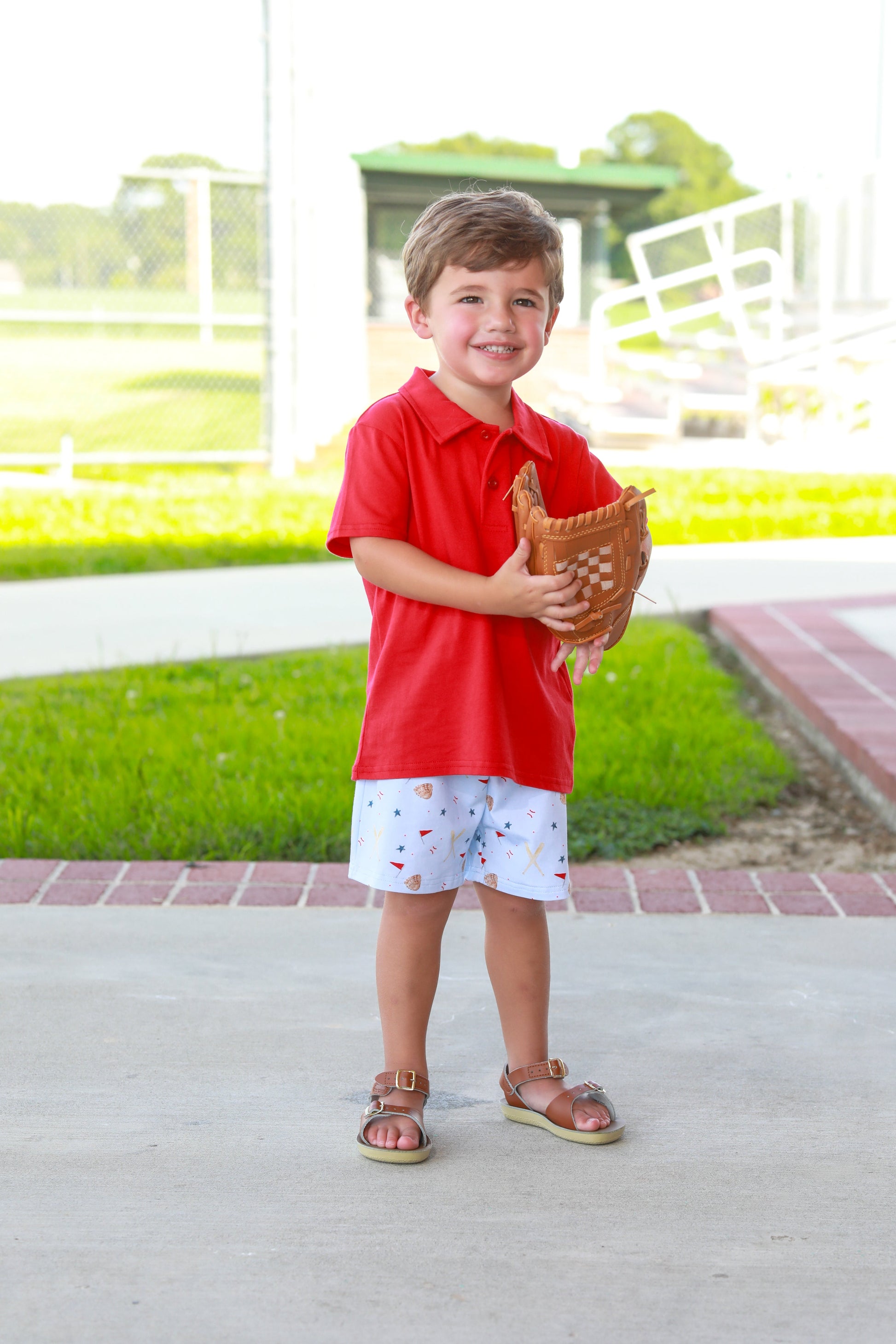 Trotter Street Kids All-Star Polo Short Set - Persnickety Shop