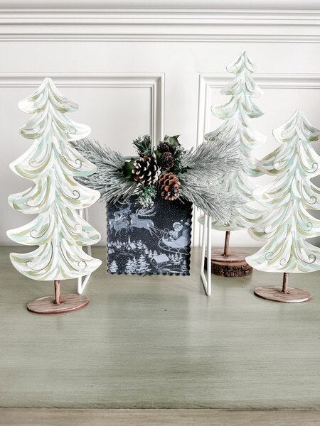 The Round Top Cottage Trees Medium Set Of 3 - Persnickety Shop