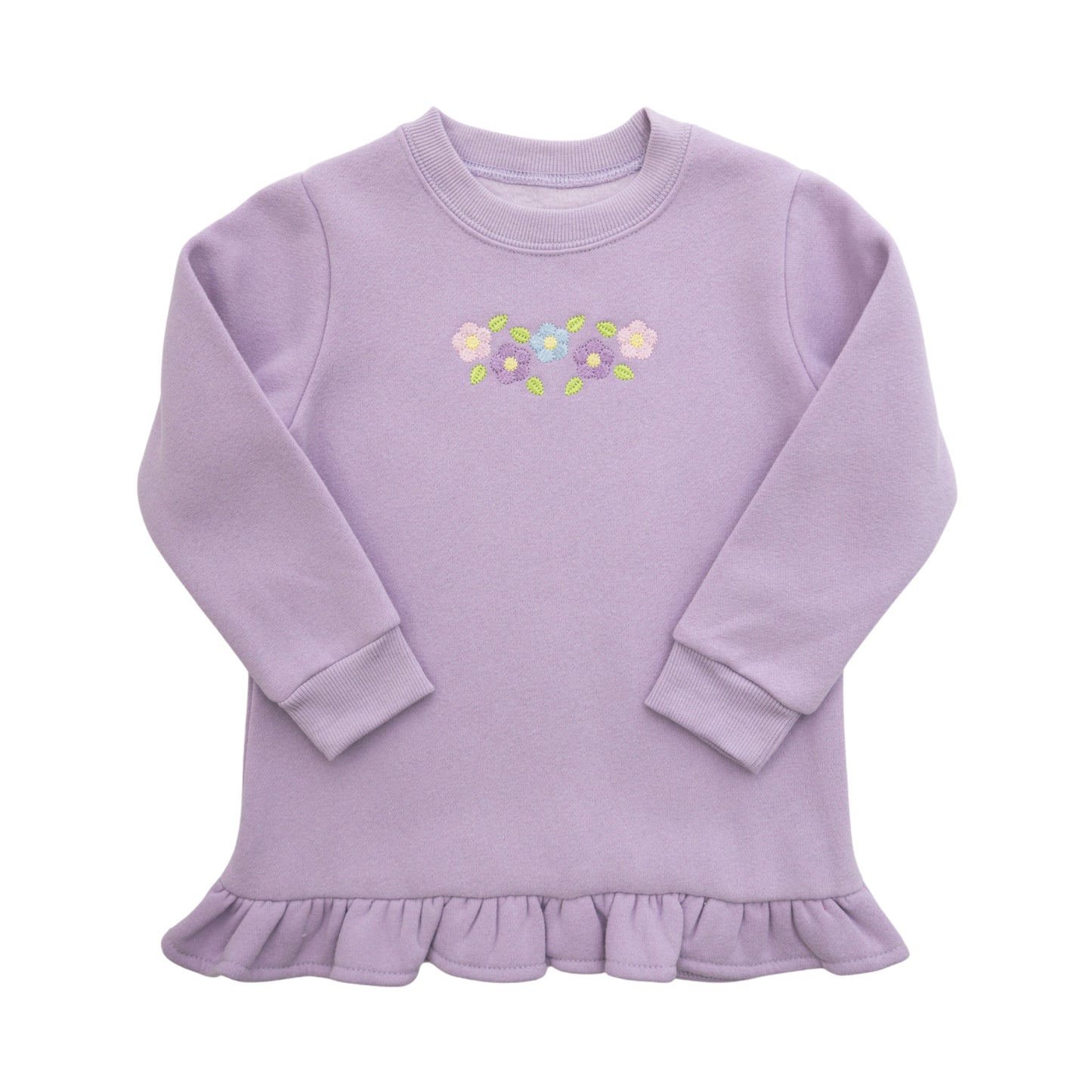 Itsy Bitsy Girls Flower Ruffle Pullover